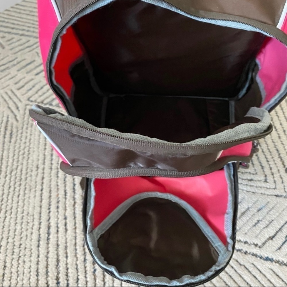 Eastport Backpack Brown Pink OS - Picture 5 of 13